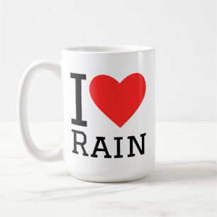 Ich liebe Regen Kaffeetasse