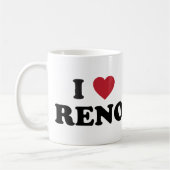 Ich liebe Reno Nevada Kaffeetasse (Links)