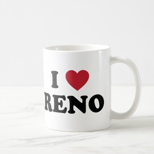 Ich liebe Reno Nevada Kaffeetasse (Rechts)