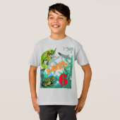 Ich Liebe Reptilien Geburtstag! T-Shirt (Vorne ganz)