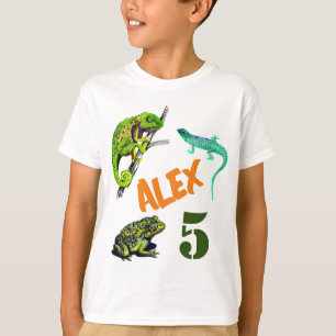 Ich Liebe Reptilien Geburtstag! T-Shirt