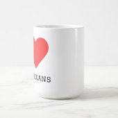 Ich liebe Republikaner Kaffeetasse (Mittel)