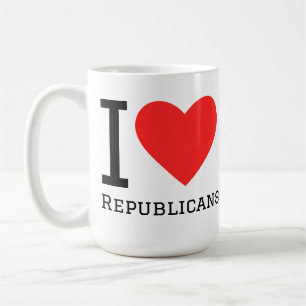 Ich liebe Republikaner Kaffeetasse