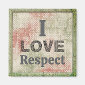 Ich liebe Respekt Magnet (Vorne)