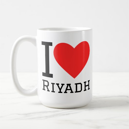 Ich liebe Riad Kaffeetasse (Links)
