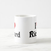 Ich liebe Richard Kaffeetasse (Mittel)