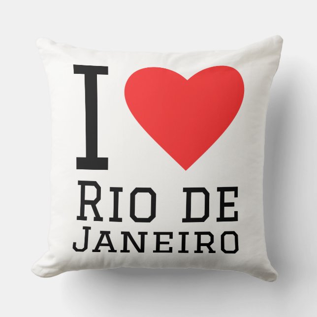 Ich liebe Rio de Janeiro  Kissen (Vorderseite)