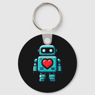 Ich liebe Roboter, Roboter mit großem Herzen Valen Schlüsselanhänger