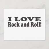 Ich Liebe Rock and Roll! Postkarte (Vorderseite)