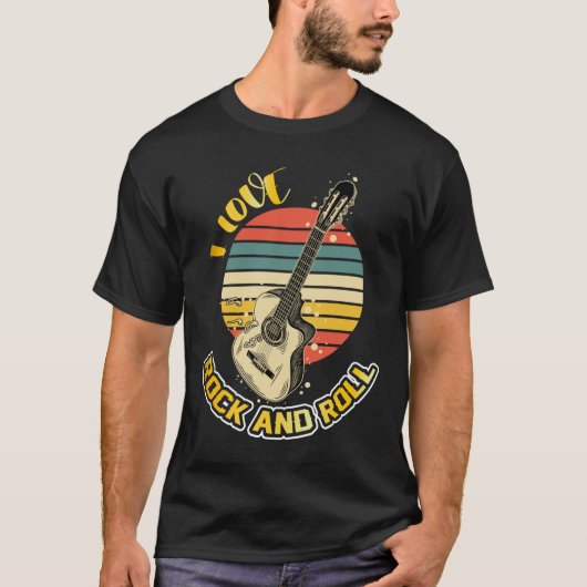 Ich liebe Rock and Roll T-Shirt (Vorderseite)
