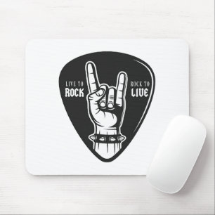 Ich liebe Rock Mousepad