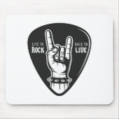 Ich liebe Rock Mousepad (Vorne)