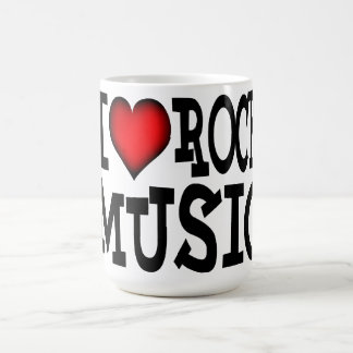 Ich liebe Rock-'Musik-Tassen Kaffeetasse