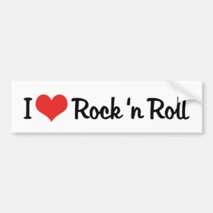 Ich liebe Rock 'n Roll Aufkleber Autoaufkleber