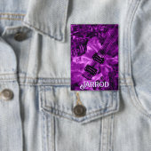 Ich liebe Rock 'N Roll E-Gitarre Personalisiert Button (Insitu)