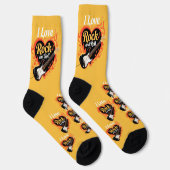 Ich liebe Rock & Roll, E-Gitarre Socken (Rechts)