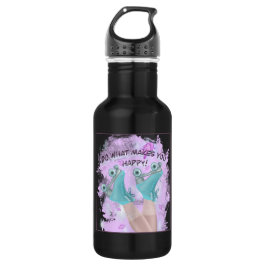 Ich Liebe Rollerblading.  Edelstahlflasche