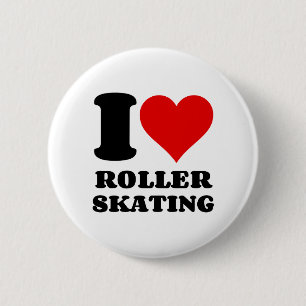 ICH LIEBE ROLLERSCHUHLAUFEN BUTTON