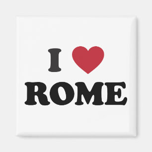 Ich liebe Rom Italien Magnet
