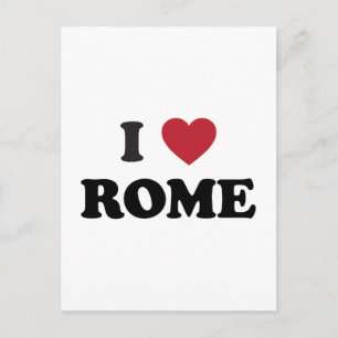 Ich liebe Rom Italien Postkarte