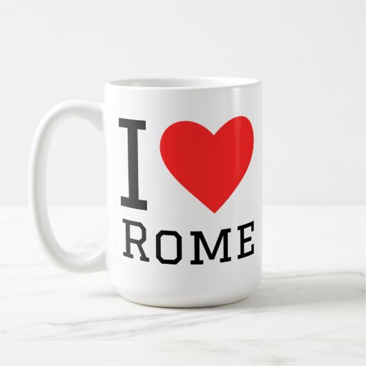Ich liebe Rom  Kaffeetasse (Links)