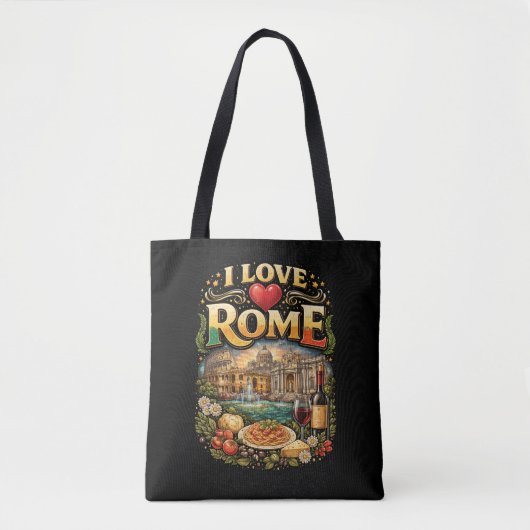 Ich liebe Rom Tasche (Vorderseite)