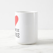 Ich liebe Romance Anime Kaffeetasse (Mittel)