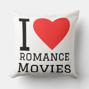 Ich liebe Romantikfilme Kissen