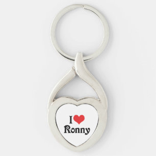 Ich liebe Ronny Schlüsselanhänger