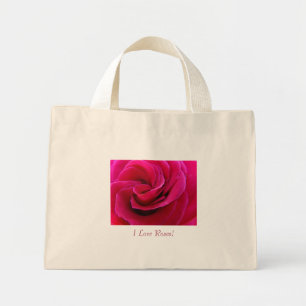 Ich Liebe Rose! Tasche Rosa Rose Blume Tasche