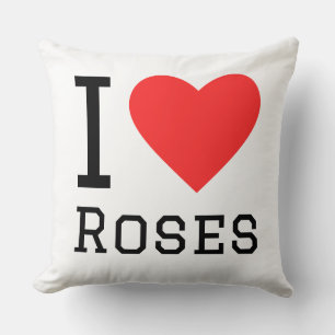 Ich liebe Rosen Kissen