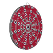 Ich liebe Rot Dartscheibe (Vorderseite Links)