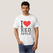 Ich Liebe Rotapfel T-Shirt (Vorne ganz)
