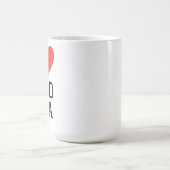 Ich liebe roten Tee Kaffeetasse (Mittel)