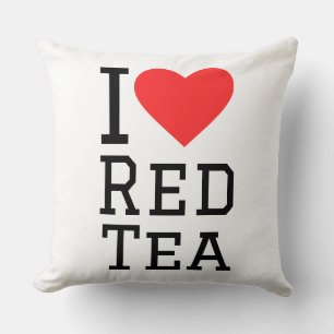 Ich liebe roten Tee Kissen