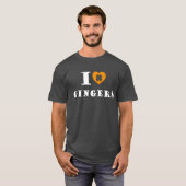 Ich liebe Rothaarige Freund T-Shirt (Vorne ganz)