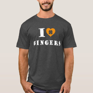 Ich liebe Rothaarige Freund T-Shirt