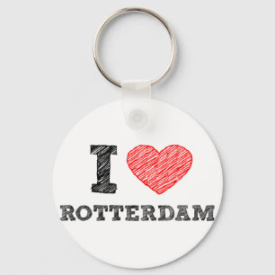 Ich-Liebe-Rotterdam Schlüsselanhänger