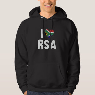 Ich liebe RSA Republik Südafrika südafrikanisch Hoodie