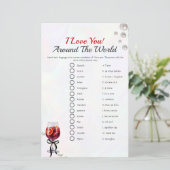 Ich Liebe rund um das Brautparty (Stehend Vorderseite)