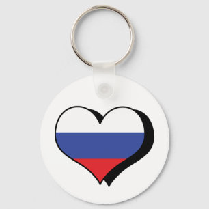 Ich liebe Russland Schlüsselanhänger