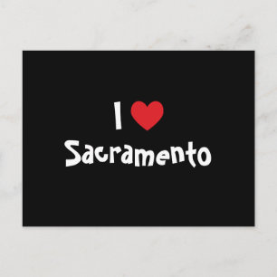Ich liebe Sacramento Postkarte