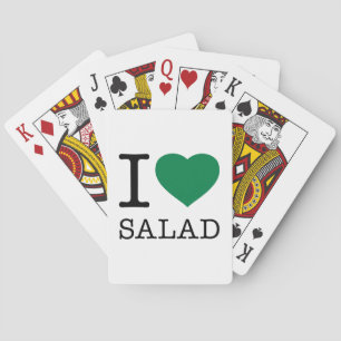 ICH LIEBE SALAT SPIELKARTEN