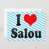 Ich Liebe Salou, Spanien. Me Encanta Salou, Spanie Postkarte (Vorne/Hinten)