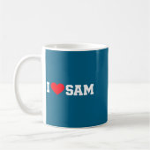 Ich liebe Sam  Kaffeetasse (Links)