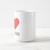 Ich liebe San Diego Kaffeetasse (Mittel)