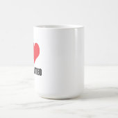 Ich liebe San Mateo Kaffeetasse (Mittel)