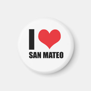 Ich liebe San Mateo Magnet