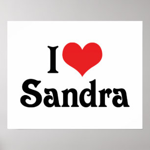 Ich liebe Sandra Poster