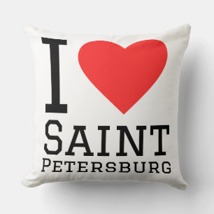 Ich liebe Sankt Petersburg Kissen
